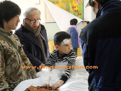 中国童星站主推儿童演员参加电视剧《最爱你的人是我》的拍摄 