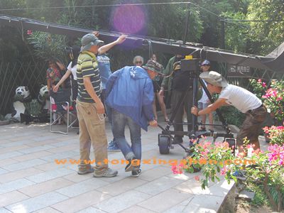 中国童星站培训学员参加《怀柔风景宣传片》的拍摄