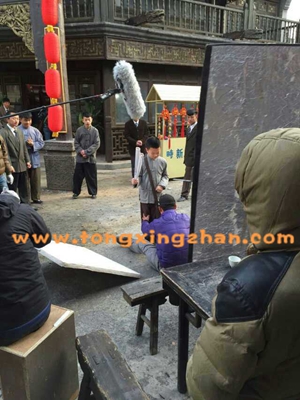 中国童星站学员参加电视剧《终极使命》的拍摄