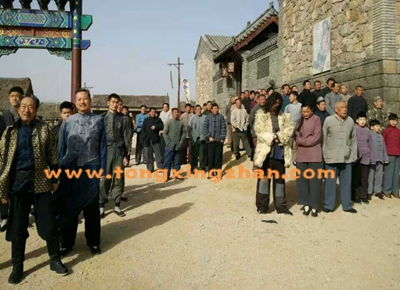 中国童星站学员参加电视剧《大秧歌》的拍摄