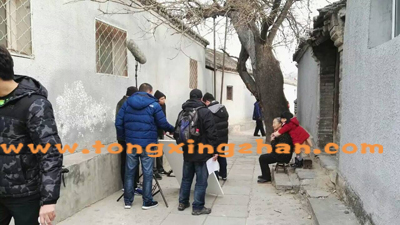 小演员在门头沟某山村参加 微电影《祝福》的拍摄 ，下面是现场发回的部分花絮: